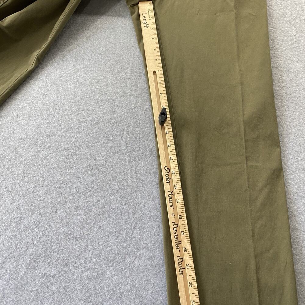 Talbots Straight Leg Long Chino Pants Women’s Size 8 Preppy Moss Green Tall - Picture 10 of 14
